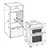 Hotpoint DIH10DW Built In Electric Double Oven in white