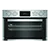 Hotpoint DUH10DIX 59.4cm Built In Electric Double Oven - Stainless Steel