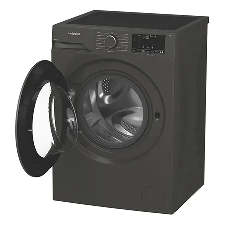 Hotpoint H101GANTISTAIN 10kg 1400 Spin Washing Machine with PetHairCare - Graphite