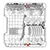Hotpoint H2FHL626UK Dishwasher - White - 14 Place Settings