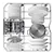 Hotpoint H2FHL626UK Dishwasher - White - 14 Place Settings