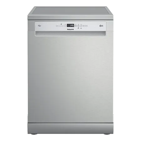 Hotpoint H7FHP43XUK Freestanding Dishwasher - Inox - 15 Place Settings