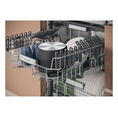 Hotpoint H7FHP43XUK Freestanding Dishwasher - Inox - 15 Place Settings