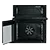 Hotpoint HDE6VDC2B1 60cm Double Oven Electric Cooker with Ceramic Hob - Black