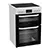 Hotpoint HDE6VDW 60cm Double Electric Ceramic Cooker - White