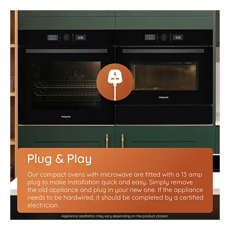 Hotpoint HOI68PT1SBUKC 59.5cm Built In Electric Single Oven - Black