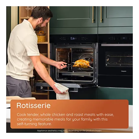 Hotpoint HOI68PT1SBUKC 59.5cm Built In Electric Single Oven - Black