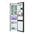 Hotpoint HPK26413XR6UK 59.5cm 70/30 Fridge Freezer - Black Steel