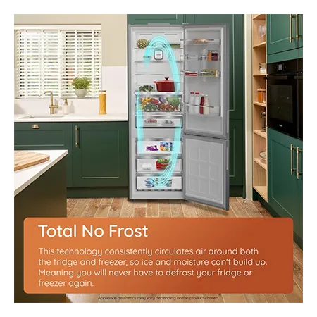 Hotpoint HPKF3241W4UK 54.5cm 50/50 Fridge Freezer - White