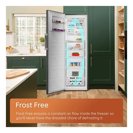 Hotpoint HTSD18F013H1 54cm Integrated Tall Freezer - White