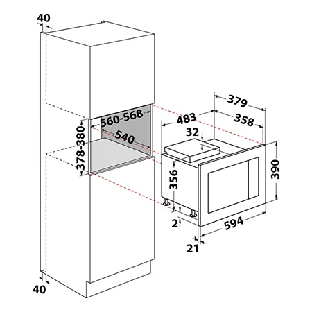 Hotpoint mf25gixh shop