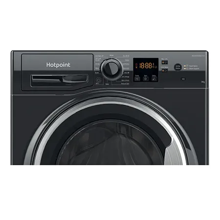 Hotpoint NSWF946BSUK 9kg 1400 Spin Washing Machine - Black