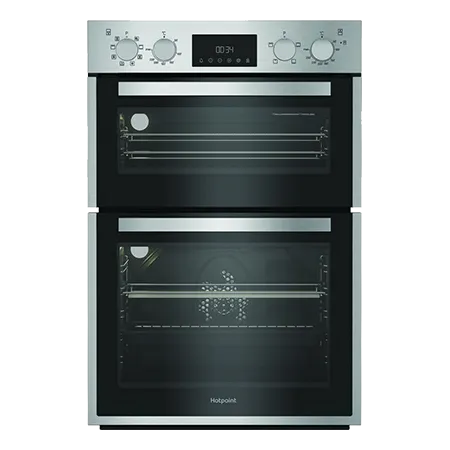 Hotpoint DIH82DIX Built In Electric Double Oven - Stainless Steel
