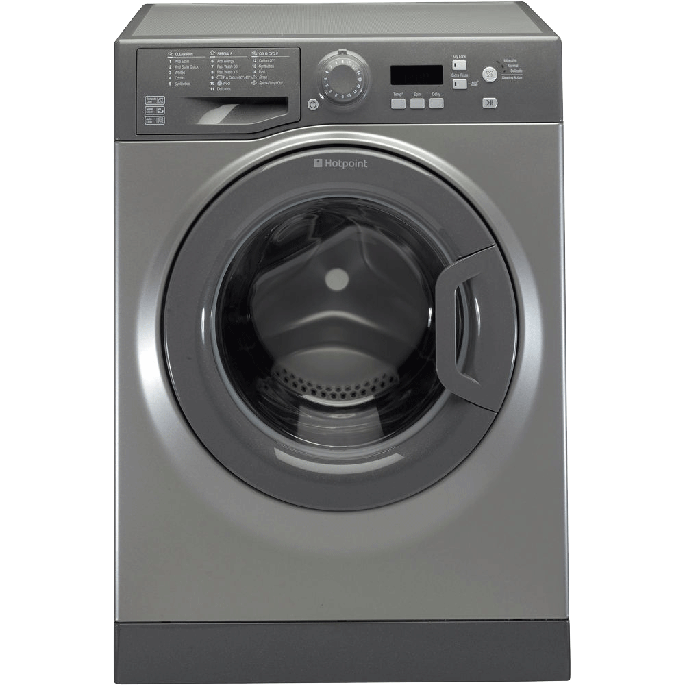 Hotpoint WMBF742G, Freestanding 7kg 1400rpm Washing Machine in Graphite