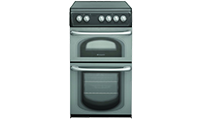 Hotpoint 50HEGS 50cm Cooker with Double Oven and Ceramic Hob Hotpoint 50HEGS 50cm Cooker with Double Oven and Ceramic Hob
