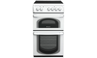 Hotpoint 50HEPS 50cm Cooker with Double Oven and Ceramic Hob Hotpoint 50HEPS 50cm Cooker with Double Oven and Ceramic Hob