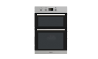 Hotpoint DD2540IX Fan Assisted Electric Double Oven Stainless Steel with A/A Energy Rating