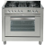 Hotpoint EG900XS 90cm Dual Fuel Range Cooker