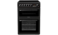 Hotpoint HAE60KS Electric Cooker with Double Oven and Ceramic Hob Hotpoint HAE60KS Electric Cooker with Double Oven and Ceramic Hob