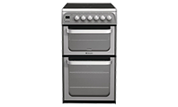 Hotpoint HUE52GS Electric Cooker with Ceramic Hob - Graphite - A/B Rated Hotpoint HUE52GS Electric Cooker with Ceramic Hob - Graphite - A/B Rated