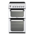 Hotpoint HUE53PS Electric Cooker with Double Oven, Ceramic Hob and Programmer