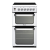 Hotpoint HUE53PS Electric Cooker with Double Oven Ceramic Hob and Programmer