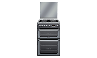 Hotpoint HUG61G 60cm Gas Cooker with Variable Gas Grill - Graphite Hotpoint HUG61G 60cm Gas Cooker with Variable Gas Grill - Graphite