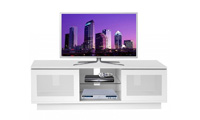 ICONIC OBELISK 1500WH Cabinet for up to 60" TVs in White.Ex-Display