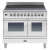 ILVE PDWI100E3 100cm Twin Induction Range Cooker with 6 Zone Induction Hob (Choose from a variety of colours)