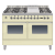 ILVE PSW120FE3 120cm 70/40 Twin Dual Fuel Range Cooker with 6 Gas Burners with Fry Top (Choose from a variety of colours)