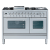 ILVE PSW120FE3 120cm 70/40 Twin Dual Fuel Range Cooker with 6 Gas Burners with Fry Top (Choose from a variety of colours)