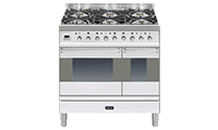 ILVE PD90FMP 90cm Twin Dual Fuel Range Cooker with 4 Gas Burners with Fry Top (Choose from a variety of colours) ILVE PD90FMP 90cm Twin Dual Fuel Range Cooker with 4 Gas Burners with Fry Top (Choose from a variety of colours)
