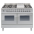 ILVE PDW120FE3 120cm 60/60 Twin Dual Fuel Range Cooker with 6 Gas Burners with Fry Top (Choose from a variety of colours)