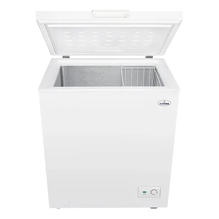 Iceking CF142EW 142L Freestanding  Chest Freezer, White
