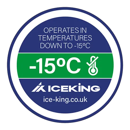 Iceking CF197EW 198L Freestanding  Chest Freezer, White
