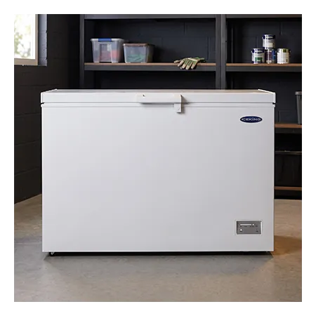 Iceking CF371EW 371L Freestanding  Chest Freezer, White