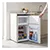 Iceking IK2022EW Freestanding  Undercounter  Fridge Freezer, White