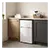 Iceking IK2022EW Freestanding  Undercounter  Fridge Freezer, White