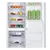 Iceking IK400WH Freestanding 50/50 Total No Frost Fridge Freezer,White