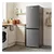Iceking IK5050IX Freestanding 50/50 Total No Frost Fridge Freezer, Inox