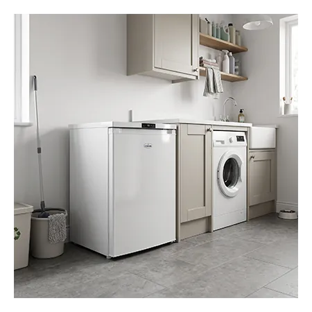 Iceking IK90TNFWH Freestanding Frost Free Under Counter Freezer, White