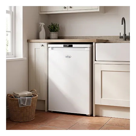 Iceking IK90TNFWH Freestanding Frost Free Under Counter Freezer, White