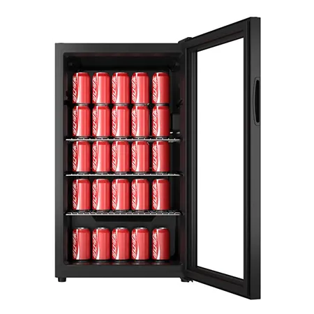 Iceking IKBEV85BK Freestanding  85 Litre Beverage Cooler,Black