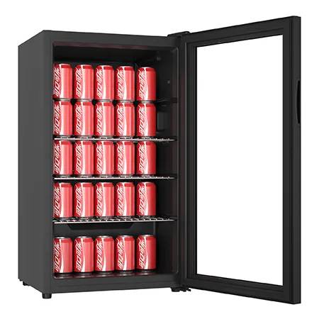 Iceking IKBEV85BK Freestanding  85 Litre Beverage Cooler,Black
