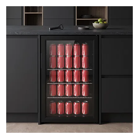 Iceking IKBEV85BK Freestanding  85 Litre Beverage Cooler,Black