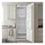 Iceking IKBITLFR177 Built In Tall Larder Firdge  Fixed Hinge