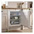 Iceking IKBUFZ600 Built In Undercounter  Freezer  Fixed Hinge