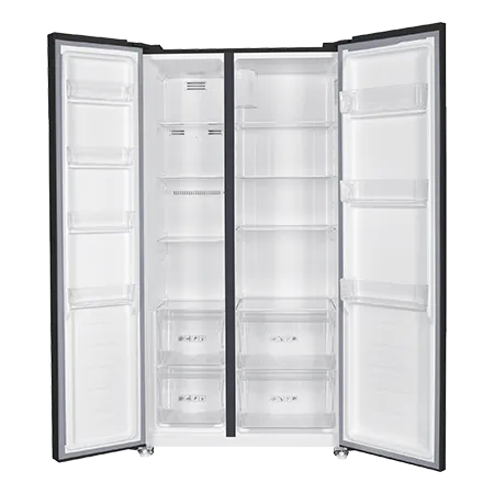 Iceking IKSBS442BK SBS  Frost Free Fridge Freezer, Black
