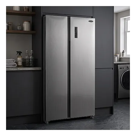 Iceking IKSBS442IX SBS  Frost Free Fridge Freezer, Inox