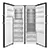 Iceking IKTL400LUX Freestanding 50/50 Total No Frost Fridge Freezer,White